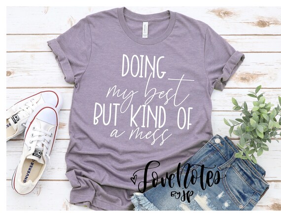 Manic Mom Day Shirt: Bella Heather Unisex Fit