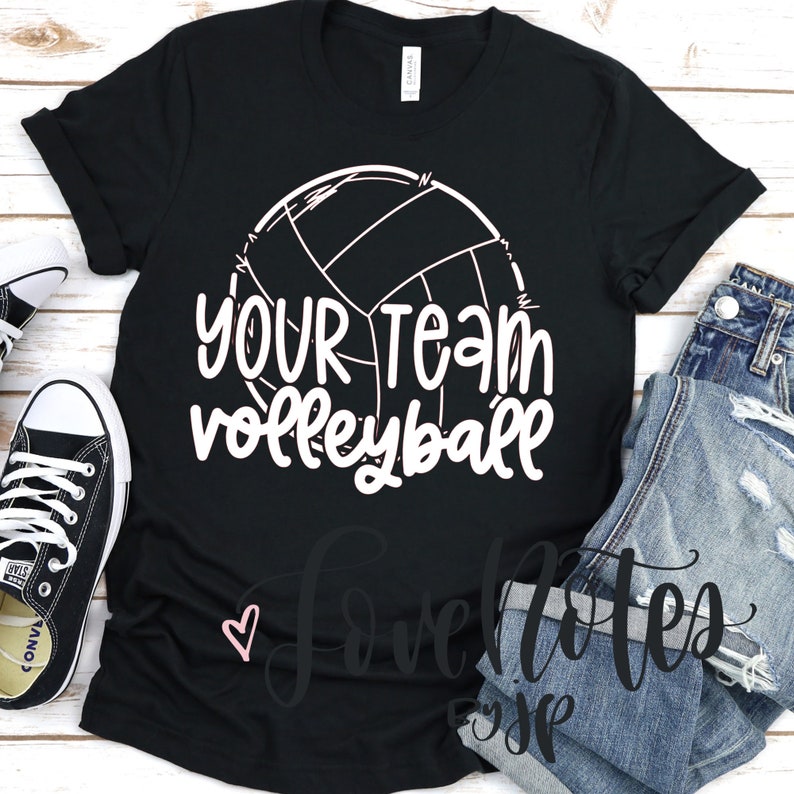 Custom Volleyball Team Shirt Team Colors Volleyball Mom Etsy