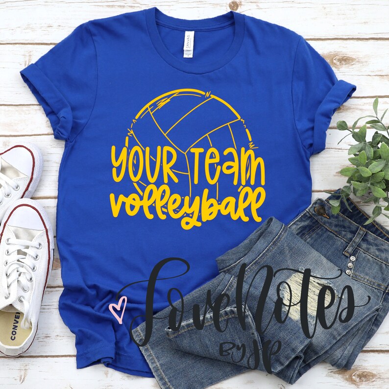 Custom Volleyball Team Shirt Team Colors Volleyball Mom Etsy