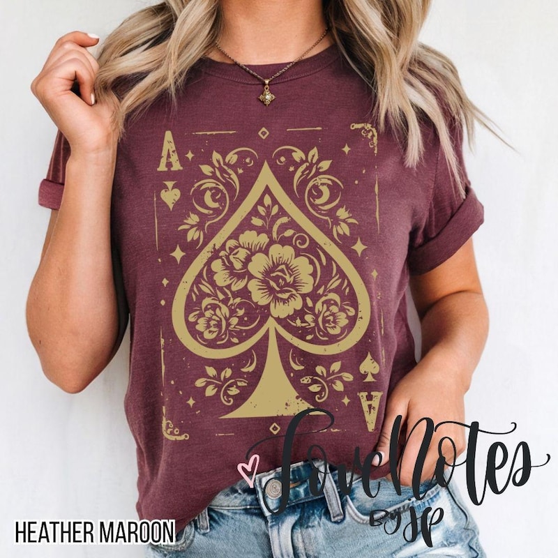 Spades Card Game Tshirt - Etsy