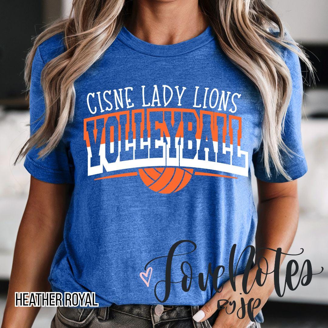 Cisne Lady Lions Volleyball Shirt, Volleyball Fan Shirt, Custom