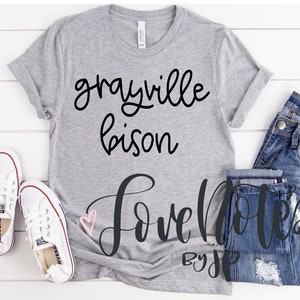 Custom Team Shirt, Handwritten Script Team Shirt, Customizable Colors, Team Name, Mascot Shirt, Custom Spiritwear