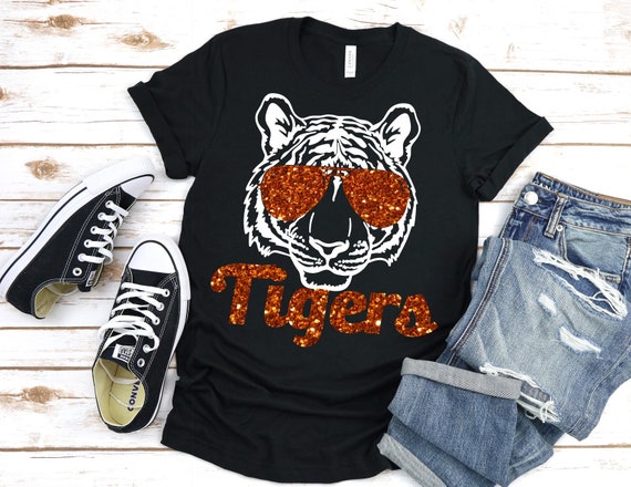 Tigre avec lunettes de soleil, chemise Tigers Spirit, t-shirt