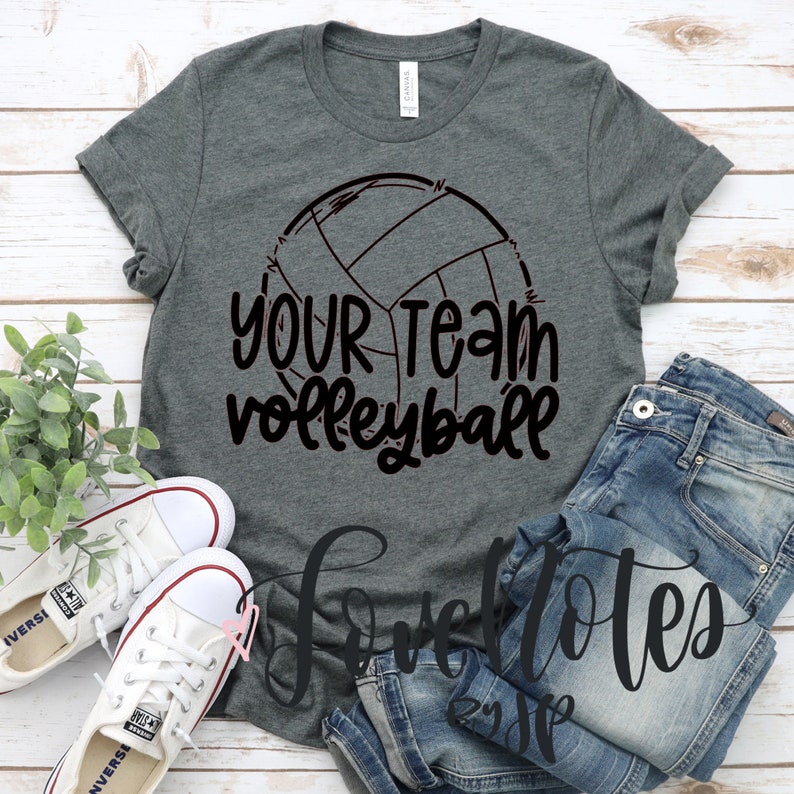 Custom Volleyball Team Shirt Team Colors Volleyball Mom Etsy
