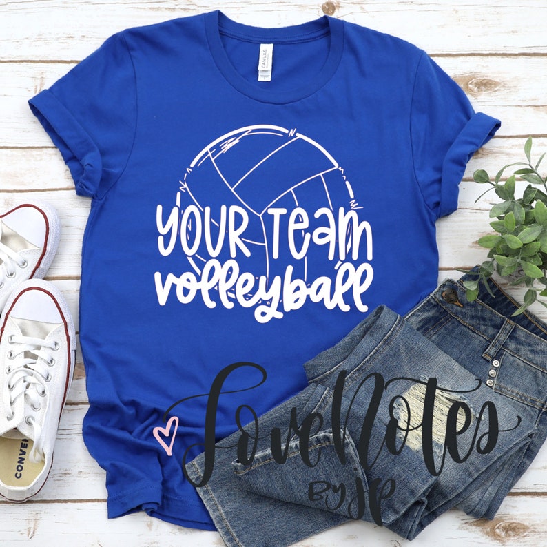 Custom Volleyball Team Shirt Team Colors Volleyball Mom Etsy