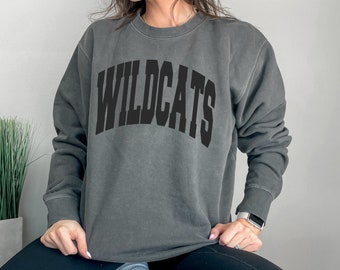 Puff Vinyl, Custom Team Mascot Crewneck Sudadera