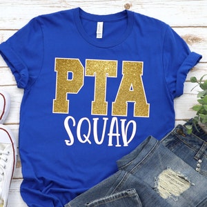 PTA Squad Shirt, PTO Squad Shirt, Parent Teacher Organization Association Shirt, Fun PTO Shirt, Cute pta shirt, pta crew, pto crew, school