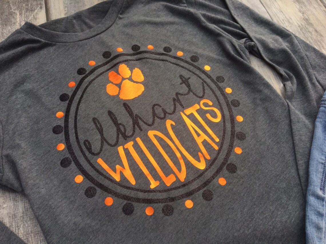 Elkhart Wildcats Customizable Team Pride Wildcat Pride Team Etsy
