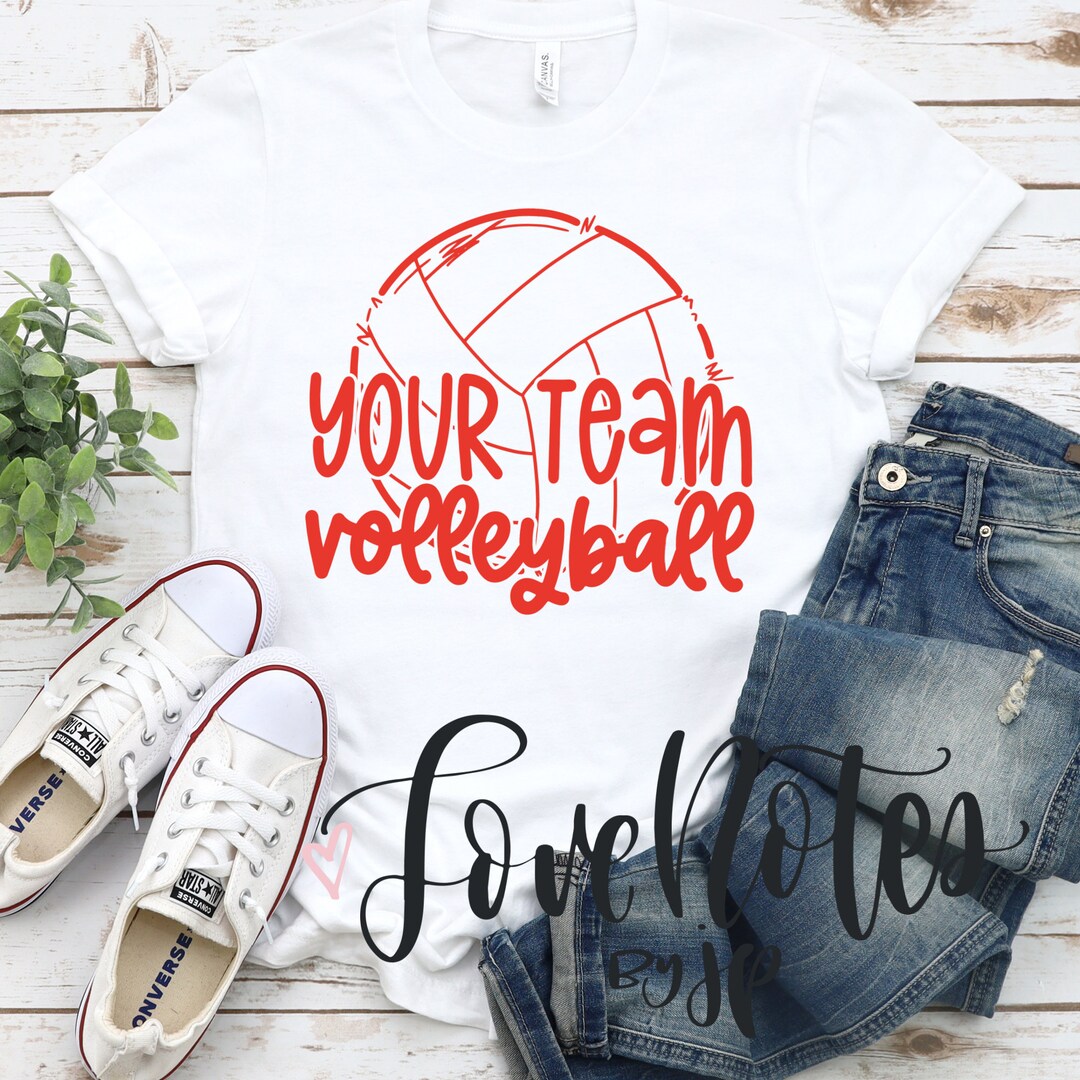 Custom Volleyball Team Shirt Team Colors Volleyball Mom - Etsy