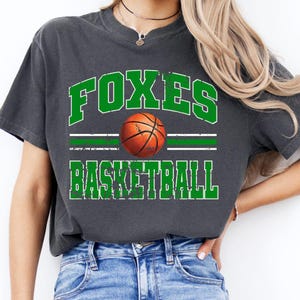 Custom Basketball Distressed Design, Your Custom Team Basketball, Comfort Colors Pepper, Unisex Fit, Basketball Mom Shirt, Basketball Team
