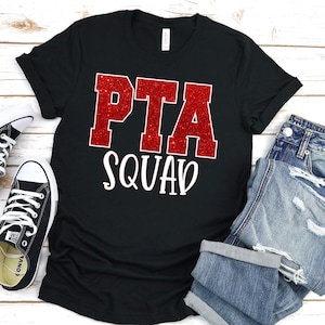 PTA Squad Shirt, PTO Squad Shirt, Parent Teacher Organization Association Shirt, Fun PTO Shirt, Cute pta shirt, pta crew, pto crew, school