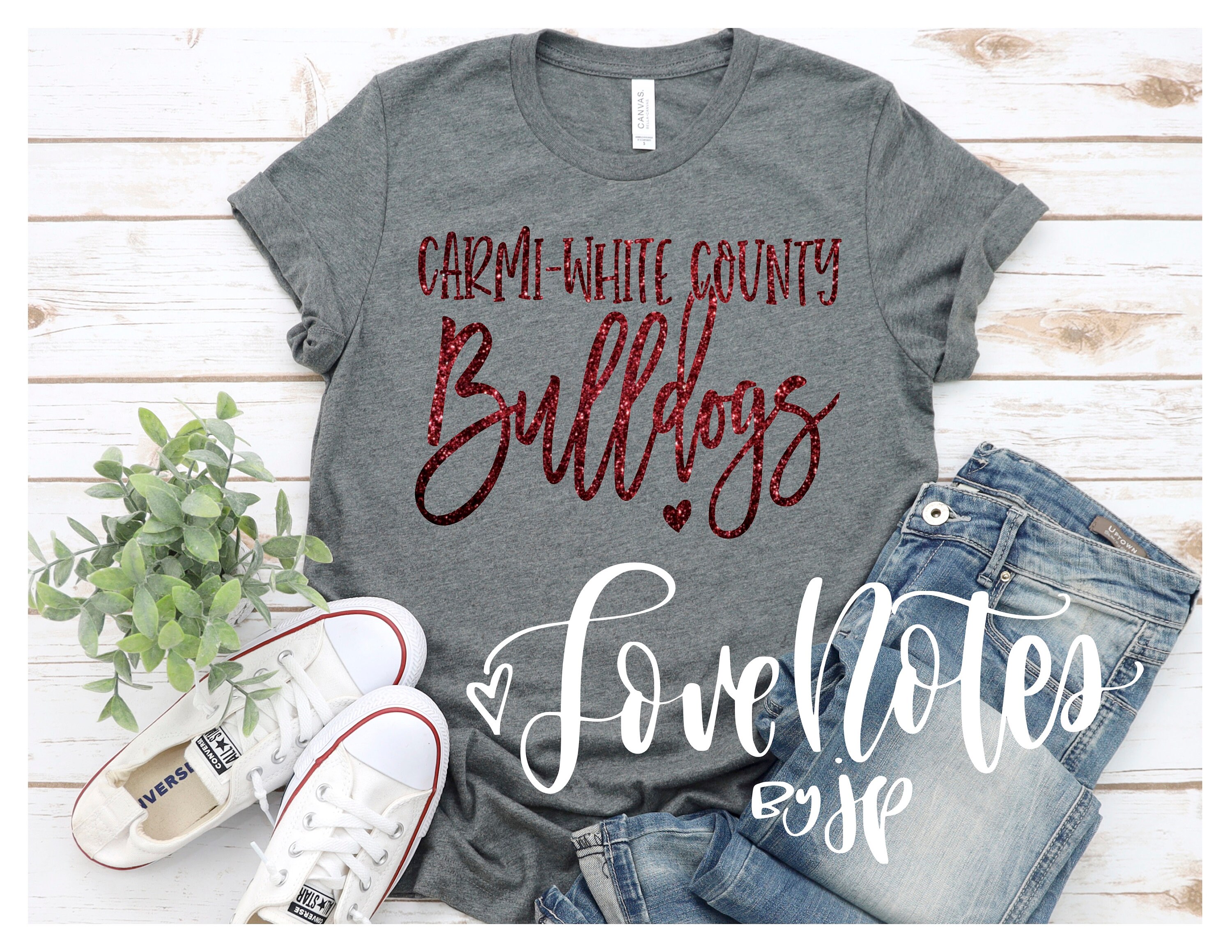 Carmi Bulldogs Team Spirit Shirt Custom Colors Print Shirt - Etsy Nederland