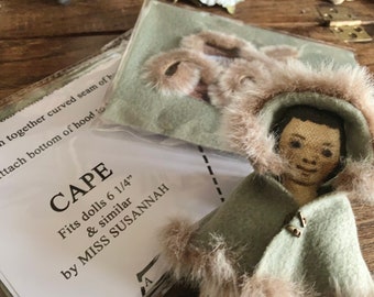 CAPE KIT for HITTY by Miss Susannah | Faux Fur