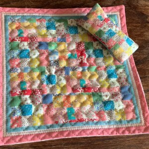 Printed Patchwork Mini Quilt Kit EDITH by Miss Susannah Hitty Dolls ...