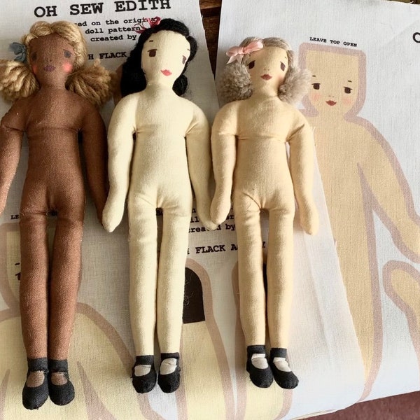 Cloth Doll Pattern - Etsy