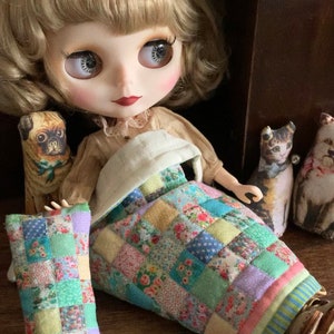 Printed Patchwork Mini Doll Quilt Kit BEATRIX by Miss Susannah Hitty Dolls Blythe Dolls image 2