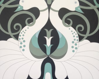 Wallpaper Roll - Peacock Jade on Unpasted Matte Paper