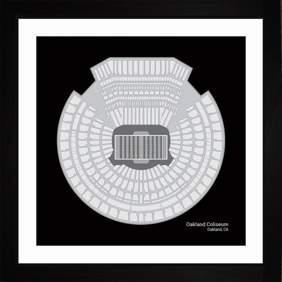 Oakland Coliseum Seating Chart Raiders