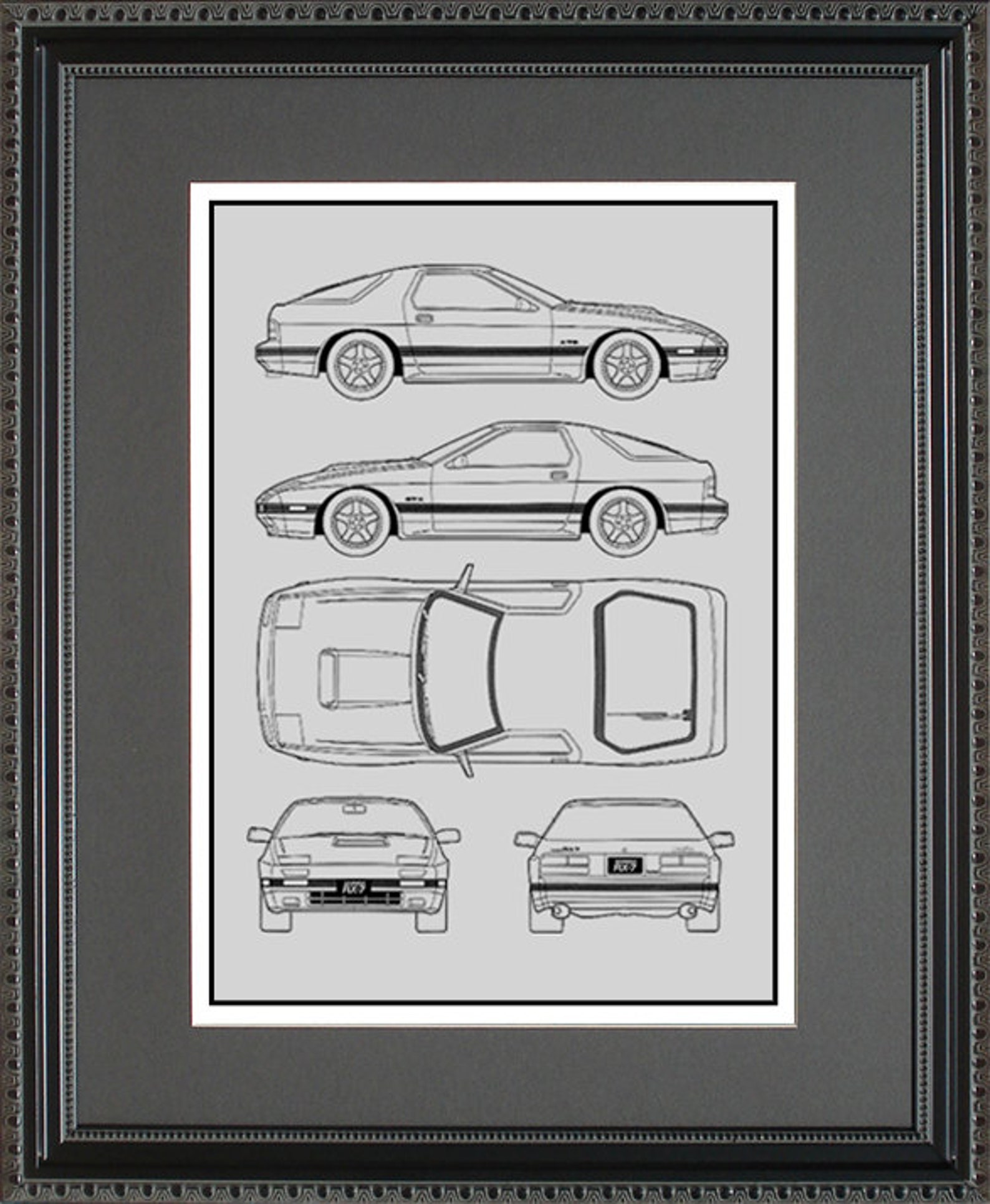 Mazda rx 7 blueprint