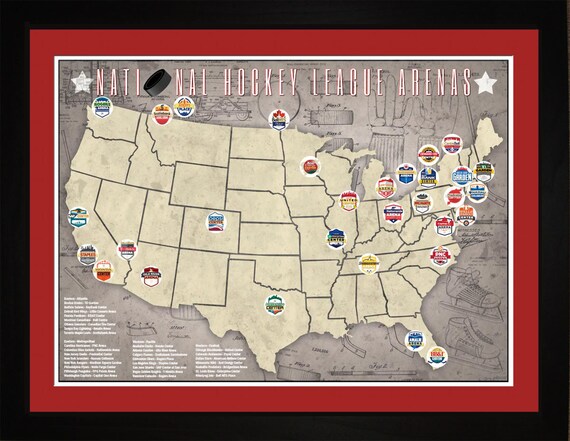 NHL National Hockey League Arenas Pro 