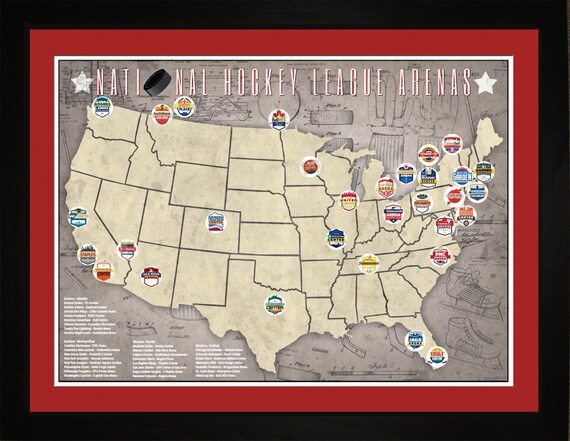 nhl map