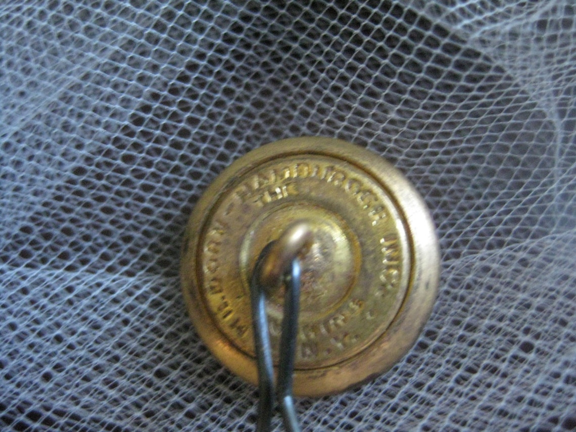 VTG HILBORN HAMBURGER Viking Gold Plated Military Eagle Button Etsy