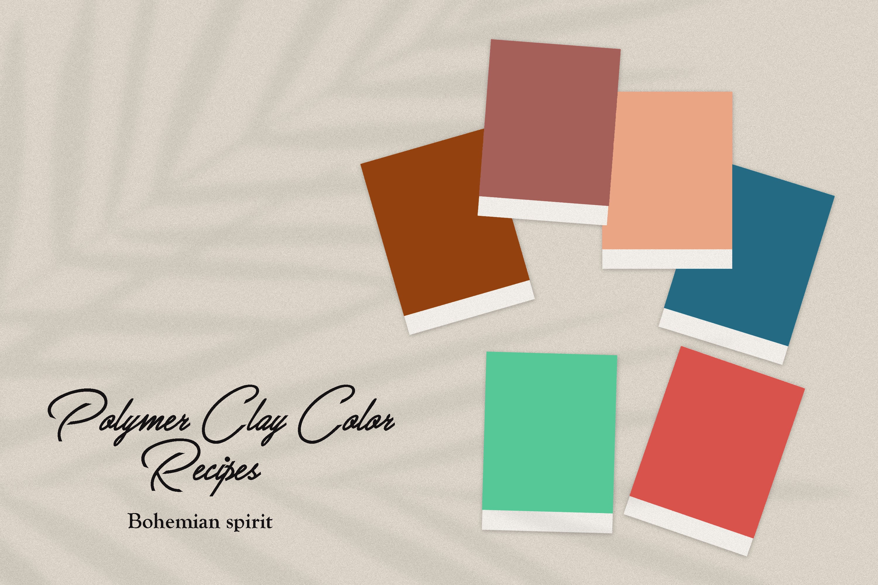 Digital Download Polymer Clay Colors Clay Coloring Recipes - Etsy