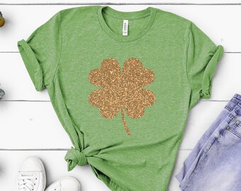 St Patricks Day Shirt,Womens Irish Shirt,Glitter Shamrock Tee,St Patty's Day T-Shirt,St. Pattys Day Shirt,St Patricks Day Adults,Irish