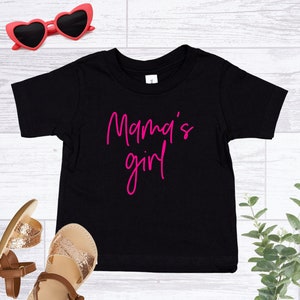 Mamas Girl Shirt, Mamas Girl Tshirt, Mama&#39;s Girl, Mommy And Me Tees, Cute Mom Shirts, Gift For Mom, Gift Ideas For New Mom, Announcement