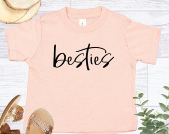 Besties Kids Shirt, Besties Tshirt, Best Friend Shirt, BFF, Sister Bestie Shirts, Mommy And Me Besties Tees, Toddler And Infant Shirts,