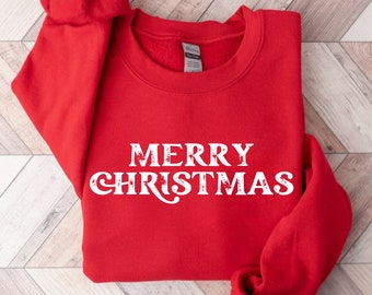 Christmas Sweatshirt, Womens Christmas Sweatshirt, Christmas Sweatshirts For Women, Christmas Gift Women, Merry Christmas Sweatshirt