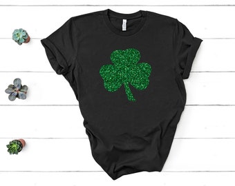 St Patricks Day Shirt,Womens Irish Shirt,Glitter Shamrock Tee,St Patty's Day T-Shirt,St. Pattys Day Shirt,St Patricks Day Adults,Irish