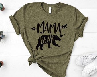 Mama Bear Infan Short Sleeve Tee Girl Birthday Gift