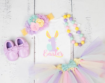 my first easter outfit baby girl