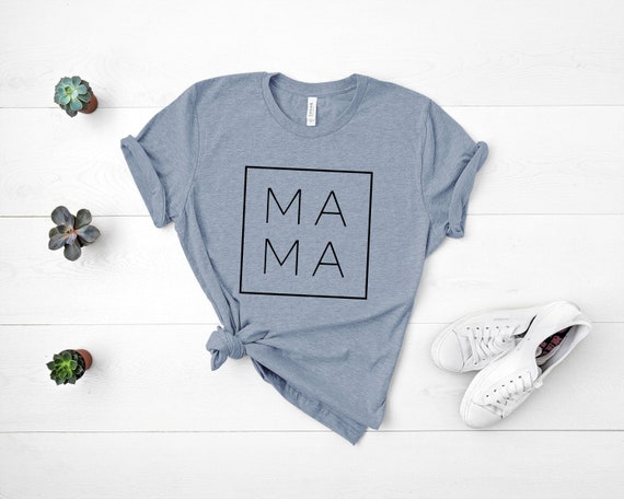 Mama Shirt, Mama Square, Mom Shirts, Momlife Shirt, Mom Life Shirt, Shirts for Moms, Mothers Day Gift, Cool Mom Shirts, Shirts for Moms