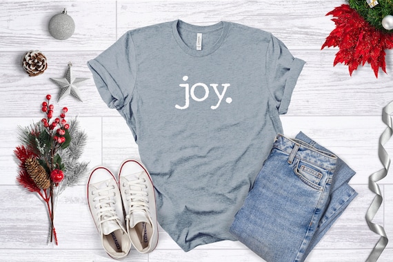 Christmas Joy Shirt, Joy Shirt, Merry Christmas Shirt, Choose Joy, Joy Winter Shirt, Typewriter Font, Christmas TShirt For Women