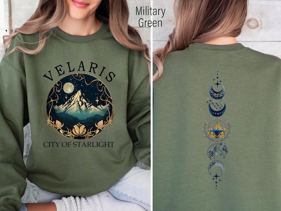 Velaris Sweatshirt, City Of Starlight, A Court Of Thorns And Roses Sweatshirt, Acotar Sweatshirt, Velaris Crewneck, Night Court Sweater