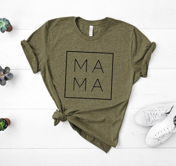 Mama Shirt, Mama Square, Mom Shirts, Momlife Shirt, Mom Life Shirt, Shirts for Moms, Mothers Day Gift, Cool Mom Shirts, Shirts for Moms