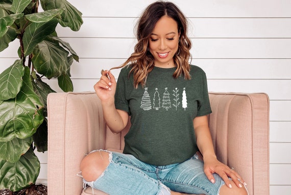 Christmas Trees Shirt, Christmas Shirts For Women, Christmas Tee, Shirts For Christmas, Christmas TShirt, Oh Christmas Tree, Cute Christmas