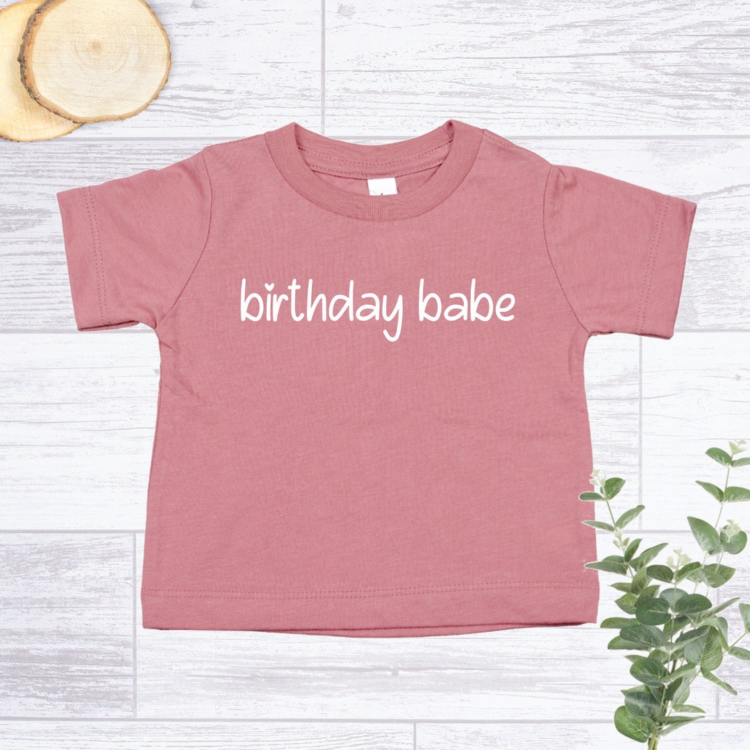 Birthday Babe Shirt, Girls Birthday Shirt, 1st Birthday Tshirt