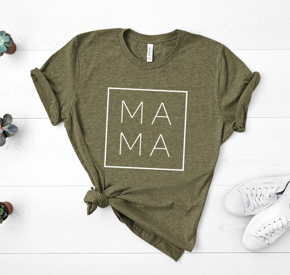 Mama Shirt, Mama Square, Mom Shirts, Momlife Shirt, Mom Life Shirt, Shirts for Moms, Mothers Day Gift, Cool Mom Shirts, Shirts for Moms