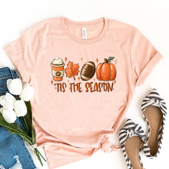 Tis The Season Shirt, Thanksgiving Pumpkin Shirt, Thanksgiving Gifts, Tis The Season Halloween Shirt, Fall Shirts for Women, Fall Gifts