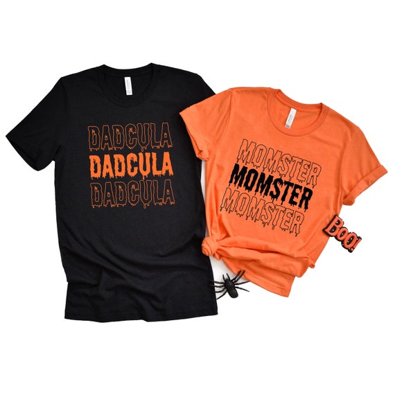 Momster And Dadcula Matching Halloween Shirts, Couples Halloween Shirts, Momster Shirt, Dadcula Shirt, Mom Halloween Shirt,Dad Halloween Tee