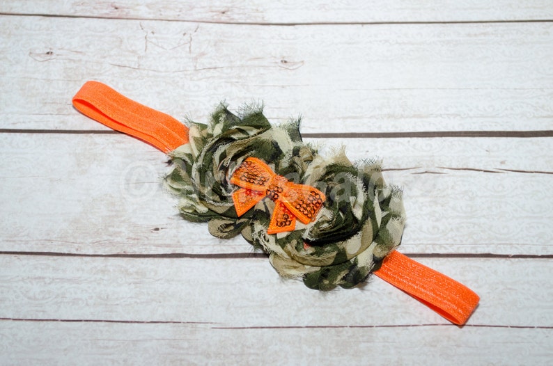 orange hunting headband