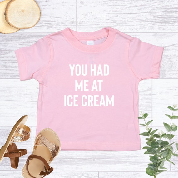 You Had Me At Ice Cream Kids Shirt, Ice Cream Shirt, Kids Tee, Toddler Shirt, Summer Kids Shirt, Ice Cream T-Shirt