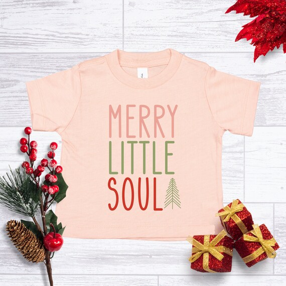 Merry Little Soul Shirt, Kids Christmas Shirt, Cute Christmas Tee, Toddler Shirt, Holiday Toddler, Baby Christmas Shirt, Christmas Kids