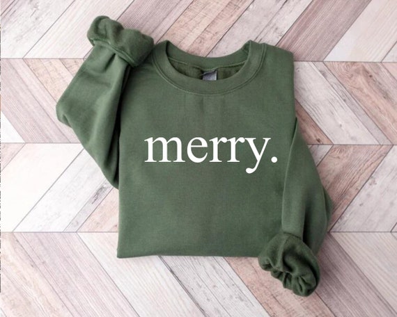 Merry Christmas Sweatshirt, Christmas Sweatshirt, Christmas Shirt For Women, Christmas Crewneck Sweatshirt, Holiday Sweater, XMas Sweater