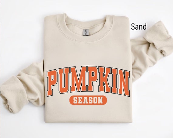 Pumpkin Season Sweatshirt, Thanksgiving Fall Sweatshirt, Autumn Sweatshirt, Cute Fall Sweatshirt, Halloween Sweatshirts For Women, Pullover