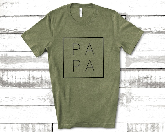 Papa Shirt, Papa Fathers Day Gift, Grandpa Shirt, Papa Shirt, Shirts for Dads, Father's Day Gift, Trendy Dad Shirts, Fathers Day Shirt