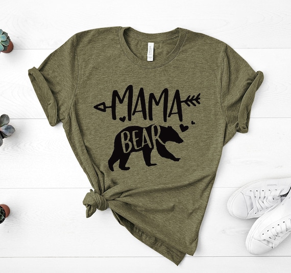 Mama Bear Shirt, Mom Shirts, Momlife Shirt, Shirts for Moms, Mothers Day Gift, Mama Tee, Mama Bear T-shirt, Mama Bear Tee